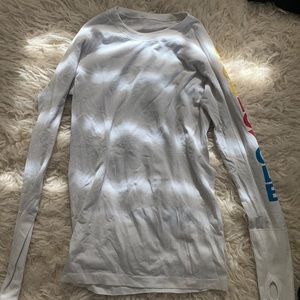 Lululemon x Soul cycle Rainbow long sleeve
